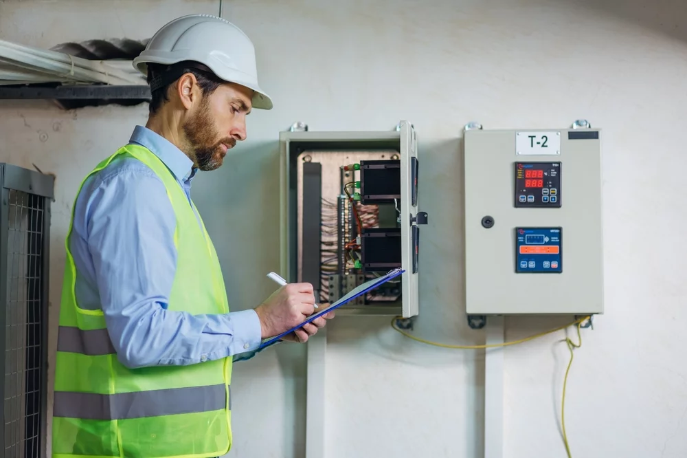 Electrical problems found during a home inspection including outdated wiring and unsafe electrical connections
