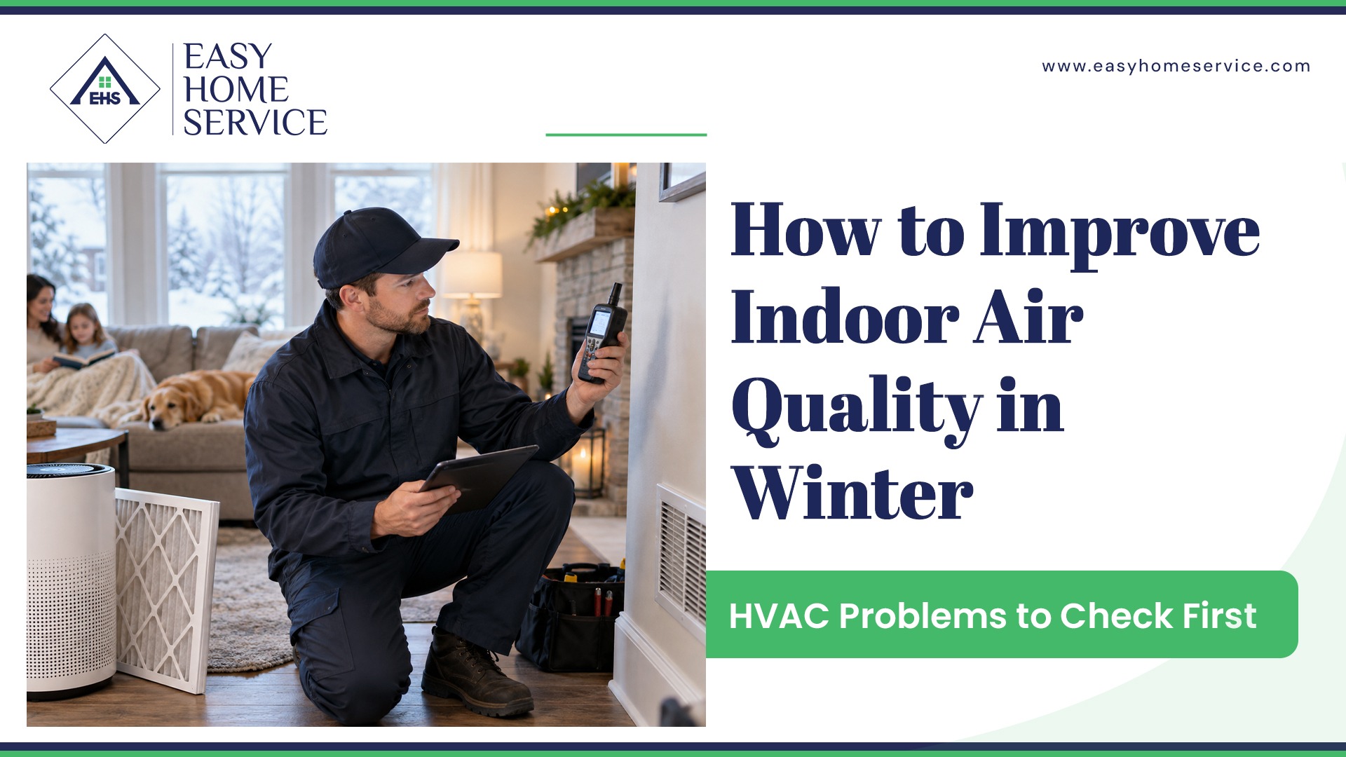 How to improve indoor air quality in winter with HVAC ventilation