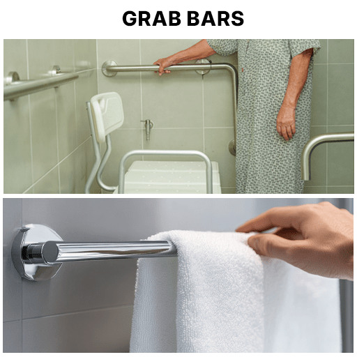 ada compliant bathroom grab bars