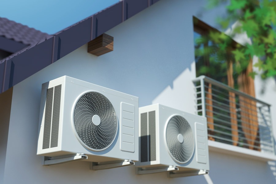 HVAC system and ductwork installation for improved indoor comfort during home renovation