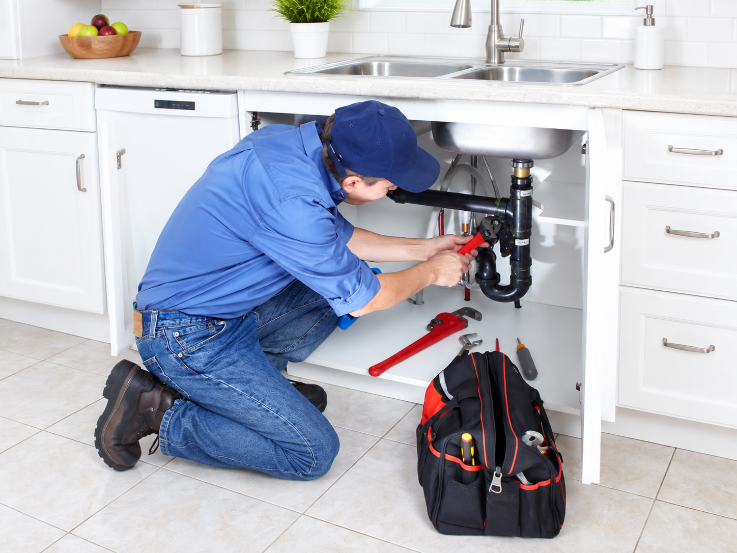 Plumbing problems found during a home inspection including leaking pipes and faulty fixtures