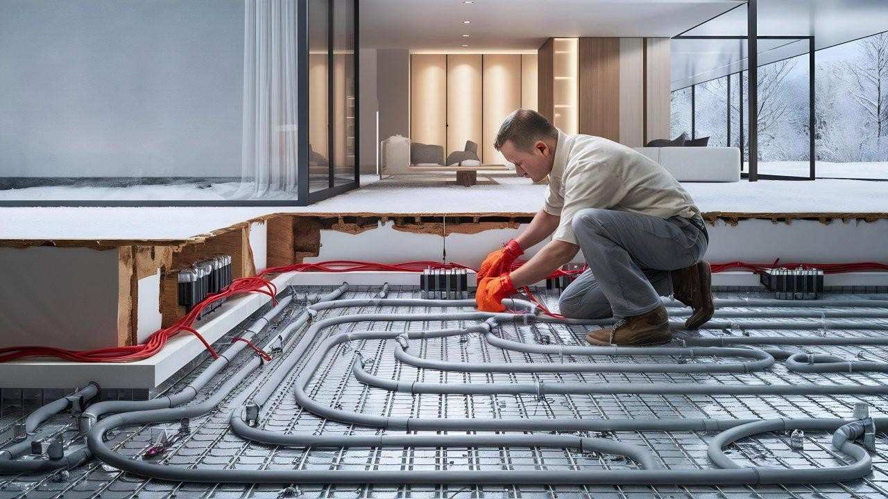 Hydronic Slab Heating for Basements & Garages