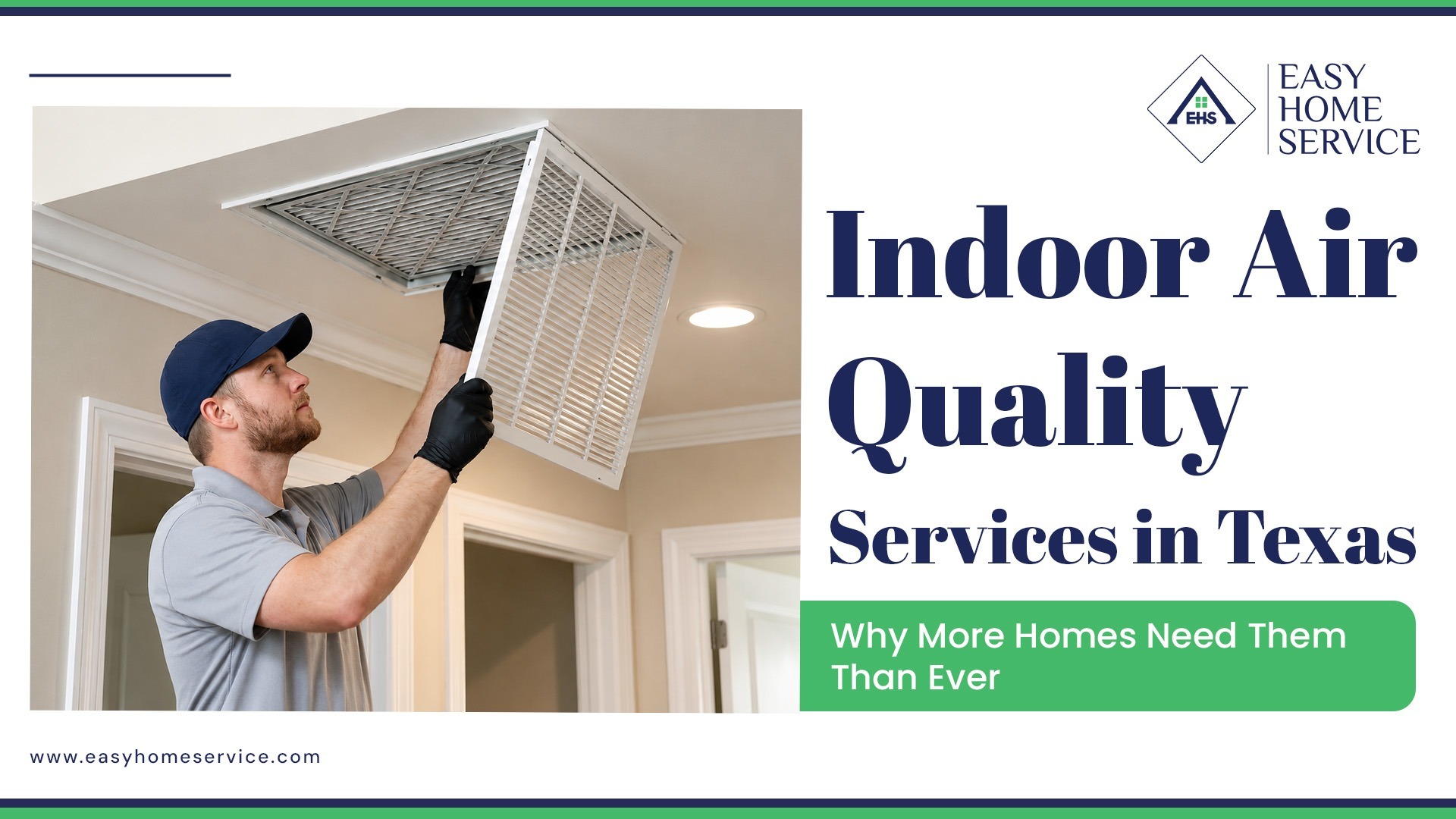Indoor Air Quality Services in Texas: Solving Humidity, Allergens, Dust & Poor Indoor Air