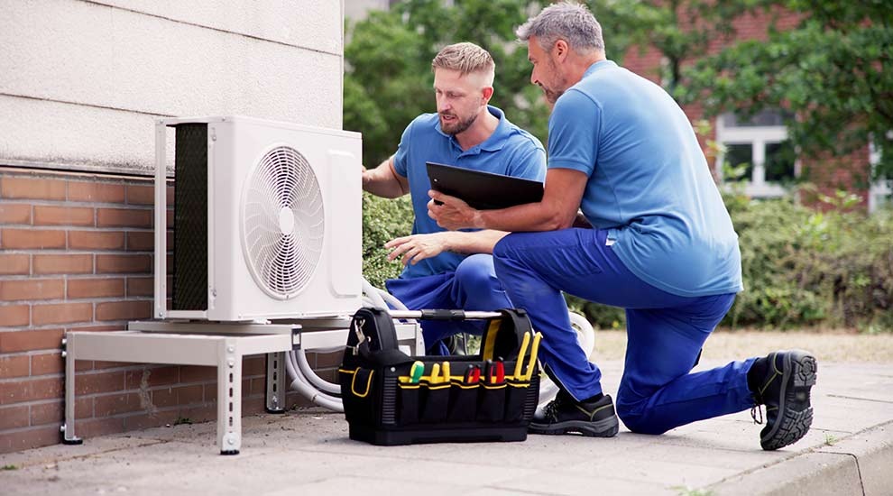 HVAC problems found during a home inspection including an aging or malfunctioning heating and cooling system