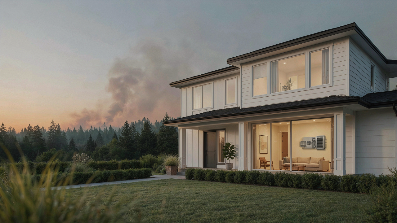 HVAC filtration system helping protect indoor air quality from wildfire smoke in Washington