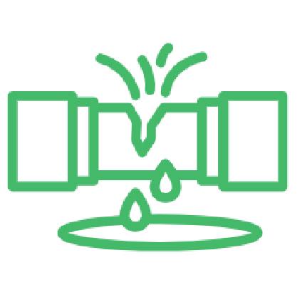 Burst or leaking pipes