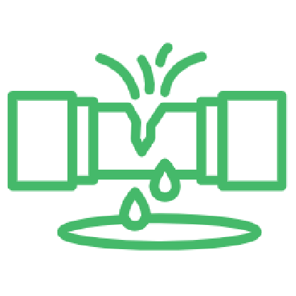 Burst or leaking pipes