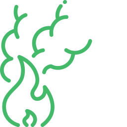 Unusual odors or smoke indoors
