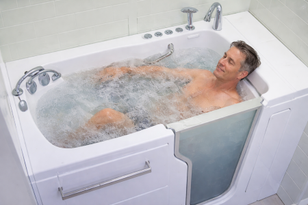 Hydrotherapy walk in tubs